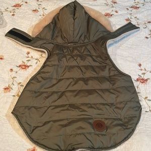 American Kennel club dog puffer jacket with hood